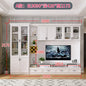 Nordic Living Room Overall TV Cabinet Unit Wall Background Wall Cabinet Modern Minimalist Small Apartment