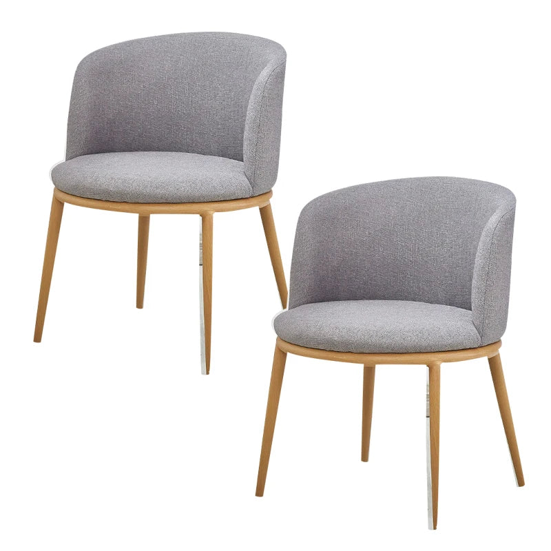 Dining Room Chairs Nordic Style Dining Table With Chairs Set Furniture Cotton Linen Solid Wood Hotel Kitchen Restaurant Stool