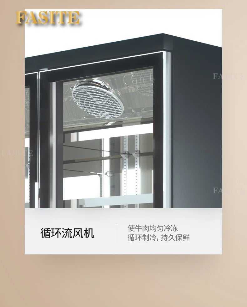 Plus freezer display cabinet, commercial meat beef cabinet, glass ice cream, standing freezer, beverage refrigerator
