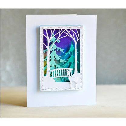 New Hot Selling Christmas Rectangle Frame Series Metal Cutting Die Scrap Book Stamps/photo Albums Decorative Embossed Diy Handma