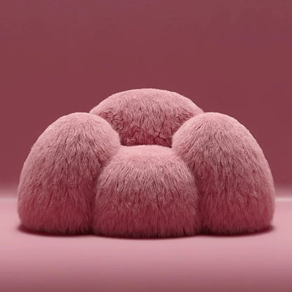 Relax 3 Seater Sofa Stretch Living Room Unusual Modern Couch Pink Lazy Designer Curved Ergonomic Canape Salon Home Furniture