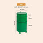 Nordic Furniture, Creative Nightstands, Bedroom Cabinets, Bedside Tables, multifunctional Locker Cart,Round Revolving Side Table