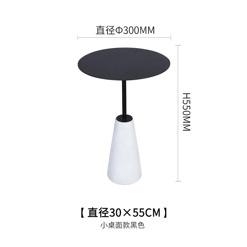 Milk Tea Shop Cement Side Table Simple Modern Concrete Side Table Designer Living Room Nordic Heytea Coffee Shop Round Table