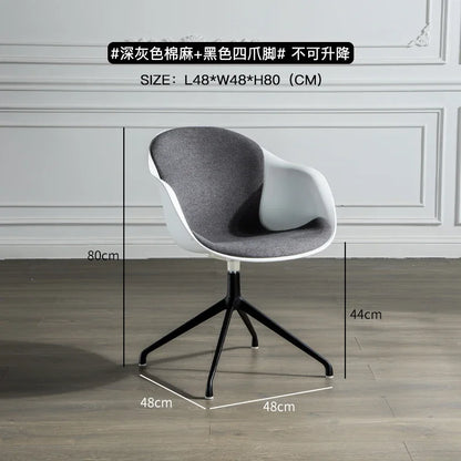 Nordic Computer Chair Creative Office Staff Lifting Swivel Chair Backrest Chair