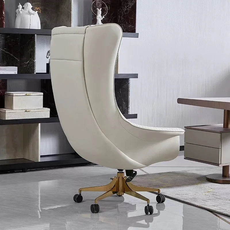 Yenstone Modern Luxury Comfort Lifted Chair Office Office Desk and Chair Giorgetti Light Luxury Computer Desk Boss Manager Chair