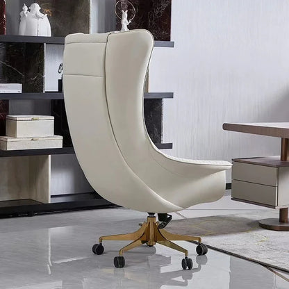Yenstone Modern Luxury Comfort Lifted Chair Office Office Desk and Chair Giorgetti Light Luxury Computer Desk Boss Manager Chair