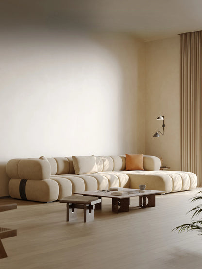 Fabric Sofa Creative Living Room Corner Large Apartment Home