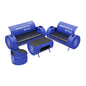 Deck Sofa KTV Casual Small Quiet Bar Retro Creative Oil Drum Iron Customization Industrial Style Bar Table and Chair Combination