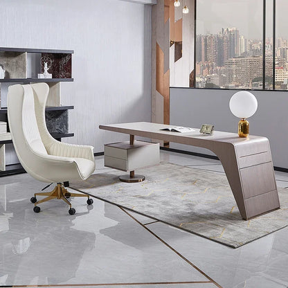 Yenstone Modern Luxury Comfort Lifted Chair Office Office Desk and Chair Giorgetti Light Luxury Computer Desk Boss Manager Chair