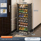 Shoerack Cabinet Shoe Rack Storage Organizer Shelf Shoes Entrance Hallway Furniture Cupboards Splicing Dustproof Transparent Box
