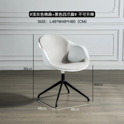 Nordic Computer Chair Creative Office Staff Lifting Swivel Chair Backrest Chair