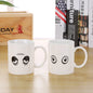 Creative Battery Magic Mug Positive Energy Color Changing Cup Ceramic Discoloration Coffee Tea Milk Mugs Novelty Gifts 12 style
