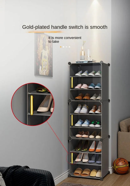 Shoe Rack Folding Home Furniture Modern Live Room Cabinets Shoes Storage Organizers Cupboards Hallway Entrance Shelf Shoes