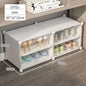 Small-Scale Foldable Cabinets For Home Living Room Multilayer Large Space Shelf Student Dormitory Dust Proof Shoe Storage Rack