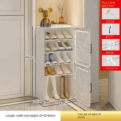 Shoe Rack Storage Cabinet Simple Household Small Entrance Modern Dormitory Home Furniture Living Room Shoes Organizer Cupboards