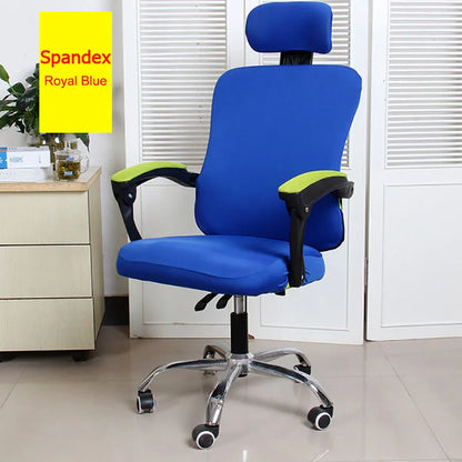 3pcs/lot Office Chair Covers Stretch Spandex Computer Swivel Chair Seat Covers Armrest Gaming Chair Cover Split Chair Slipcovers