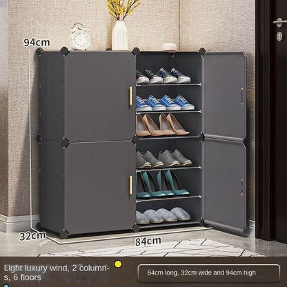Modern Home Furniture Shoe Rack Cabinets Storage Organizers For Room Cupboard Hallway Entrance Shelf Shoes Layers Dustproof