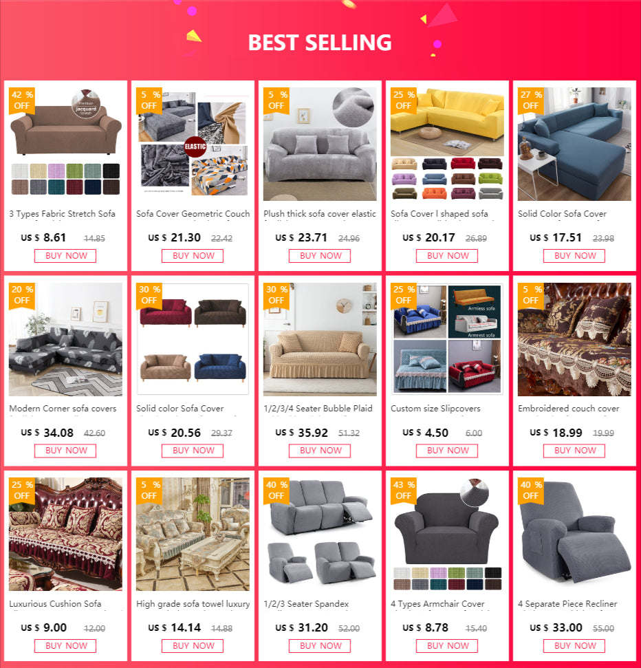 4 Types Armchair Cover Elastic Sofa Cover for Living Room Stretch Furniture Slipcover for Chairs 1 Seat Couch Cover Case