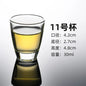 White Wine Glass Small Wine Glass Spirits Glass Bullet Cup B52 Shot Cup Swallow Cup One Mouthful Cup Goblet Glass DROPSHIPPING