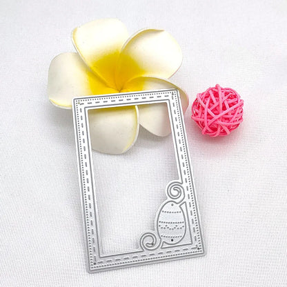 New Hot Selling Christmas Rectangle Frame Series Metal Cutting Die Scrap Book Stamps/photo Albums Decorative Embossed Diy Handma