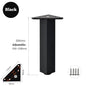 4PCS Furniture Leg Aluminum Triangular Square Sofa Leg with Screw Thickening Metal Furniture Feet Bathroom Cabinet Coffee Table