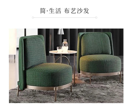 Nordic Single-Seat Sofa Chair Living Room Home Sofa Table and Chair
