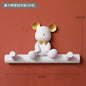 Cartoon Bear Hook Porch Key Hook Clothes Rack Wall Coat Keychain Bathroom Accessories Holder Hook Hat Clothes Display Stands