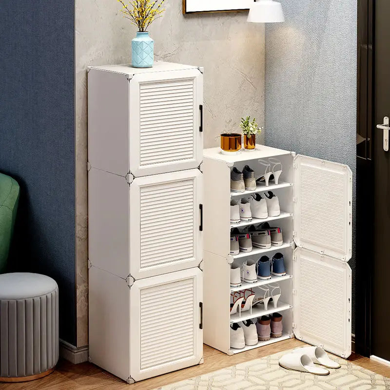 Shoe Rack Storage Cabinet Simple Household Small Entrance Modern Dormitory Home Furniture Living Room Shoes Organizer Cupboards