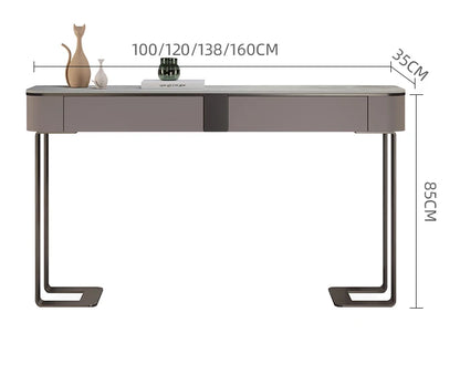 Light Luxury Console Tables Simple Modern Living Room Entrance Side View Table High-End Natural Marble Entrance Cabinet