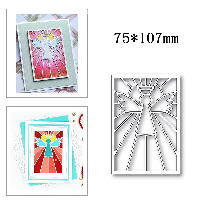 New Hot Selling Christmas Rectangle Frame Series Metal Cutting Die Scrap Book Stamps/photo Albums Decorative Embossed Diy Handma