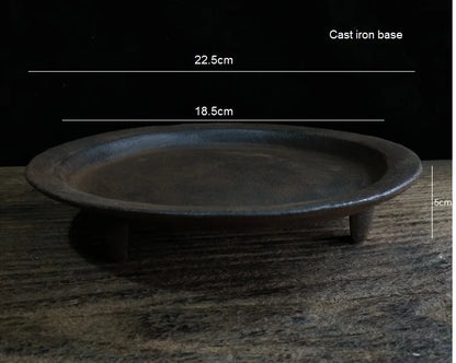 Portable mini barbecue grill table BBQ single stove volcanic stone roast steak pan tea making coffee warm wine stove 080-2B