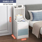 Bedside table, simple modern small ultra narrow storage cabinet, simple bedside storage rack