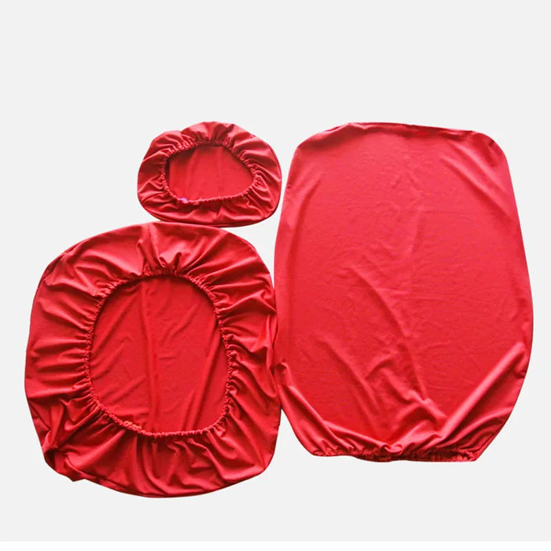 3pcs/lot Office Chair Covers Stretch Spandex Computer Swivel Chair Seat Covers Armrest Gaming Chair Cover Split Chair Slipcovers