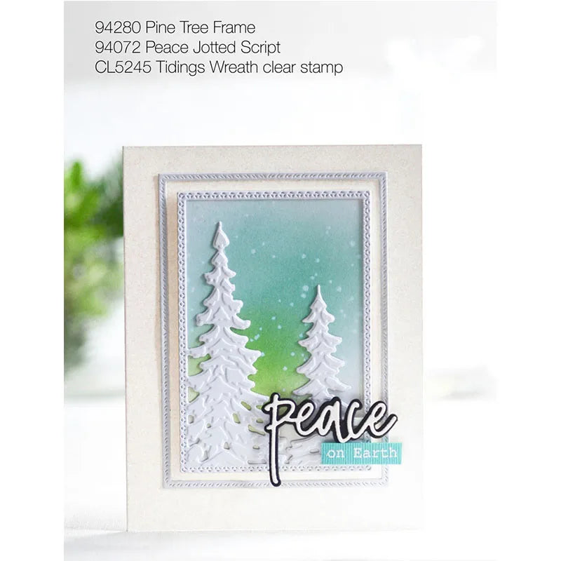 New Hot Selling Christmas Rectangle Frame Series Metal Cutting Die Scrap Book Stamps/photo Albums Decorative Embossed Diy Handma