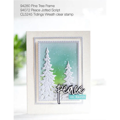 New Hot Selling Christmas Rectangle Frame Series Metal Cutting Die Scrap Book Stamps/photo Albums Decorative Embossed Diy Handma