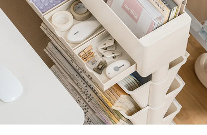 Classroom Desk Storage Shelf Sub-study Movable Large-capacity Bookshelf Children's Room Book Storage Artifact