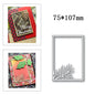 New Hot Selling Christmas Rectangle Frame Series Metal Cutting Die Scrap Book Stamps/photo Albums Decorative Embossed Diy Handma