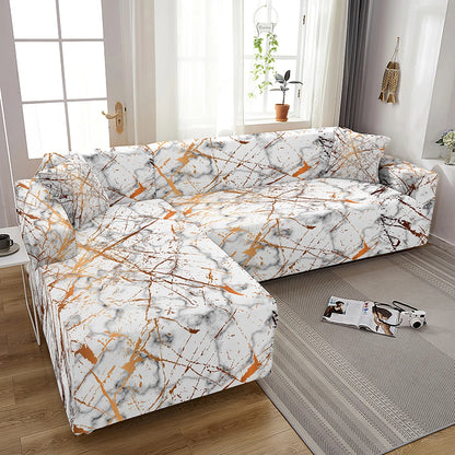 Cover For Living Room Adjustable Marble Sofas Chaise Covers Lounge Sectional Couch Corner Sofa Slipcover L Shape