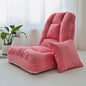 Folding Lounger Home Balcony Living Room Folding Chair Leisure Balcony Lazy Sofa Tatami With Pillow Modern Backrest Deck Chair