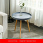 Nordic Furniture Small Coffee Tables Family Modern Balcony Live Room Bedroom Sofa Side Corner Movable Tray Round Table Assembly