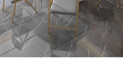 1.4 and 1.6 M Rectangular Folding Table Small Apartment Dining Table Multi-Functional Retractable Dining Table and Chair