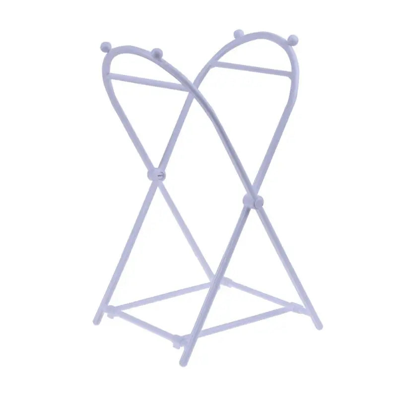 X-type Folding Trash Can Plastic Trash Bag Holder Garbage Bag Rack Home Kitchen Storage Rack