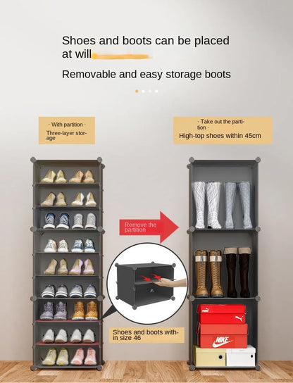 Shoe Rack Folding Home Furniture Modern Live Room Cabinets Shoes Storage Organizers Cupboards Hallway Entrance Shelf Shoes