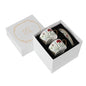 Russian Royal Porcelain Lomonosov Cartoon Rabbit Gold Plated Bone China Coffee Cup and Saucer Gift Box Gift Coffee Cup Set