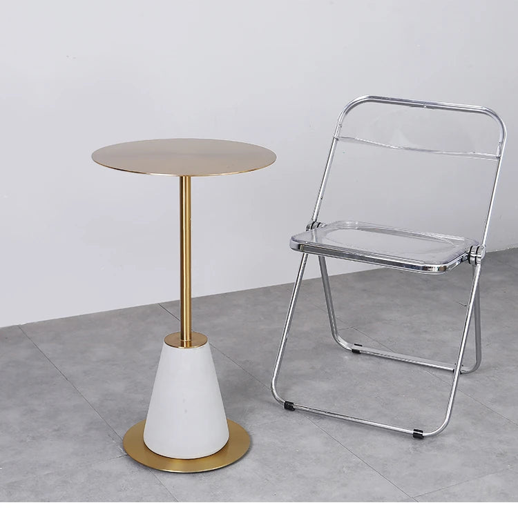 Milk Tea Shop Cement Side Table Simple Modern Concrete Side Table Designer Living Room Nordic Heytea Coffee Shop Round Table