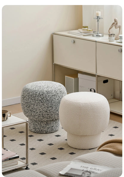 Nordic Furniture, Living Room Sofa Stools, Bedroom Dressing Stool, Porch Shoe Changing Stool, Circular Mobile Seat,Leisure Chair
