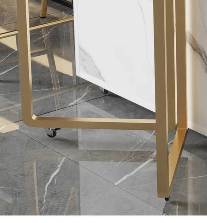 1.4 and 1.6 M Rectangular Folding Table Small Apartment Dining Table Multi-Functional Retractable Dining Table and Chair
