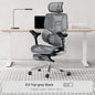 Black and white tone E3 three-zone waist protection ergonomic chair office computer chair