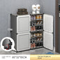 Modern Household Multilayer Plastics Shoe Rack Hallway Cabinets For Living Room Dustproof Storage Shelves Home Bedroom Furniture