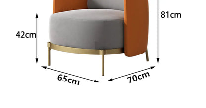 Nordic Single-Seat Sofa Chair Living Room Home Sofa Table and Chair